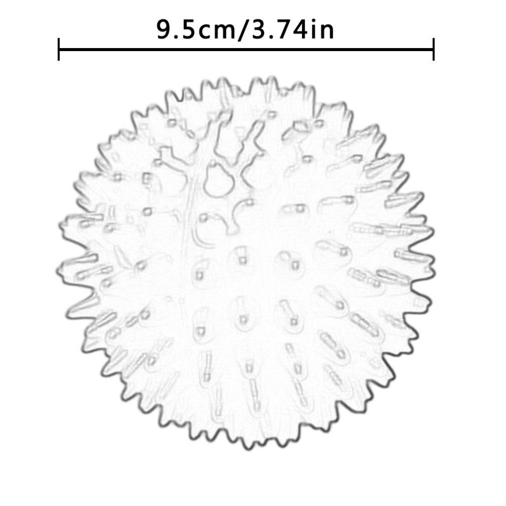 Fitness Massage Bal Pvc Plus Hard Revalidatie Bal Acupunt Spier Hand Vangen Bal Yoga Fitness Massage Bal 7.5/9.5cm