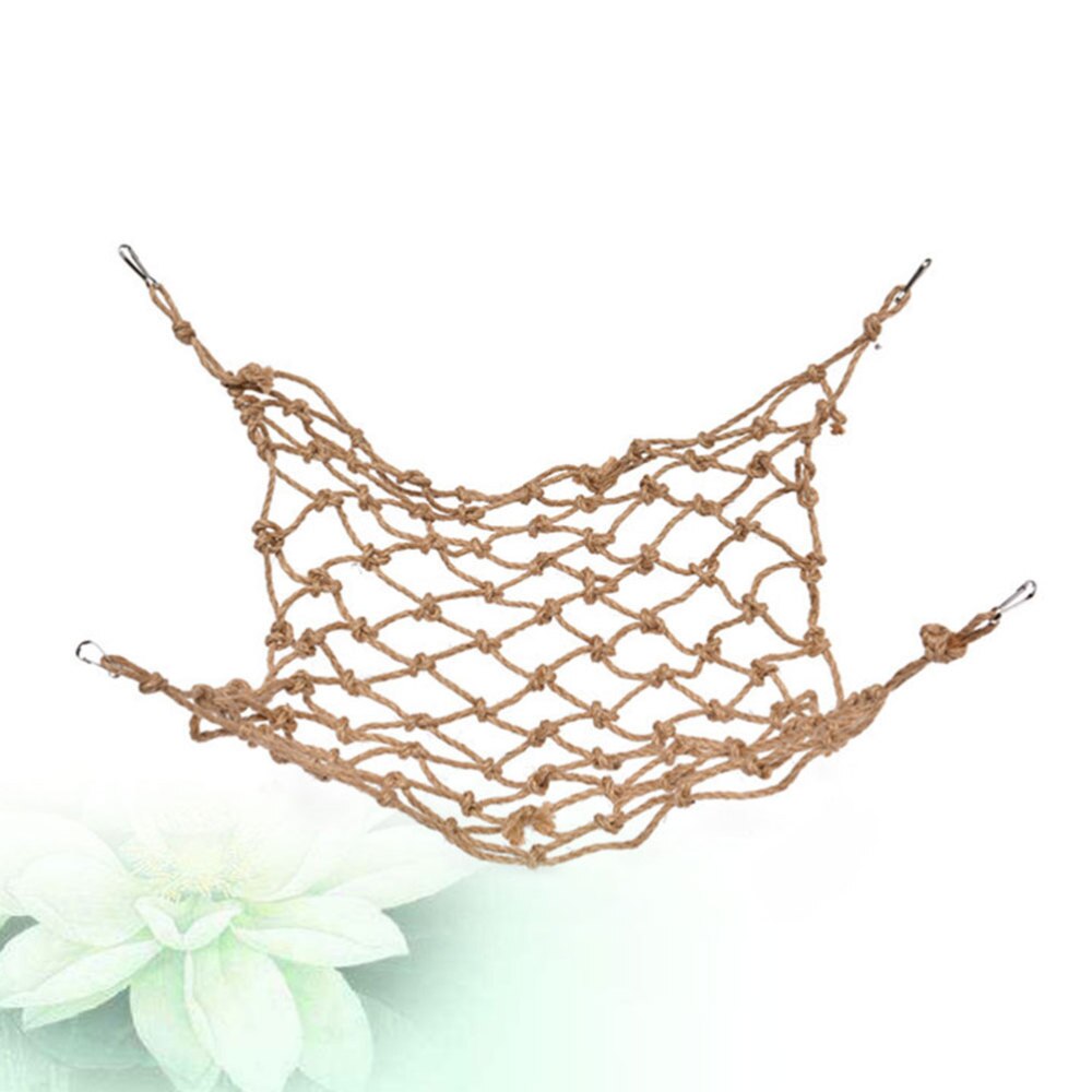 Picture of Parrot Cage Hemp Rope Climbing Net Ladder Parakeet... – Vicedeal