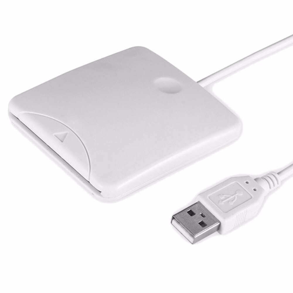 Usb -kontakt smart chip -kort ic -kortlæserforfatter med sim -slot til windows me/ til 2000/ xp/ eller til mac  os 8.6,9. x
