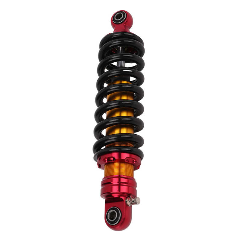 Shock Absorber Universal Shock Strut Red Golden Anti Vibration Metal Sturdy for SUVs for ATVs for Motorcycles