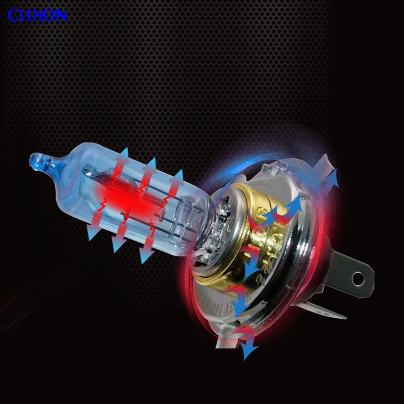 Ciihon-faro delantero de xenón para coche, bombilla de luz de costado, para Renault Clio MK2 1,2 98-04 Hatchback H4 501 55W 100W