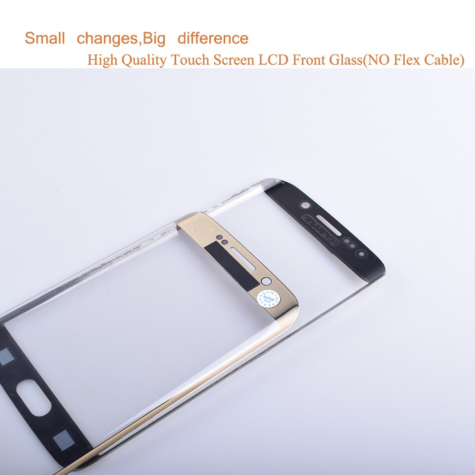For Samsung Galaxy S6 edge G925 SM-G925V SM-G925P G925F G9250 Touch Screen Front Glass Panel Outer Glass Lens NO LCD