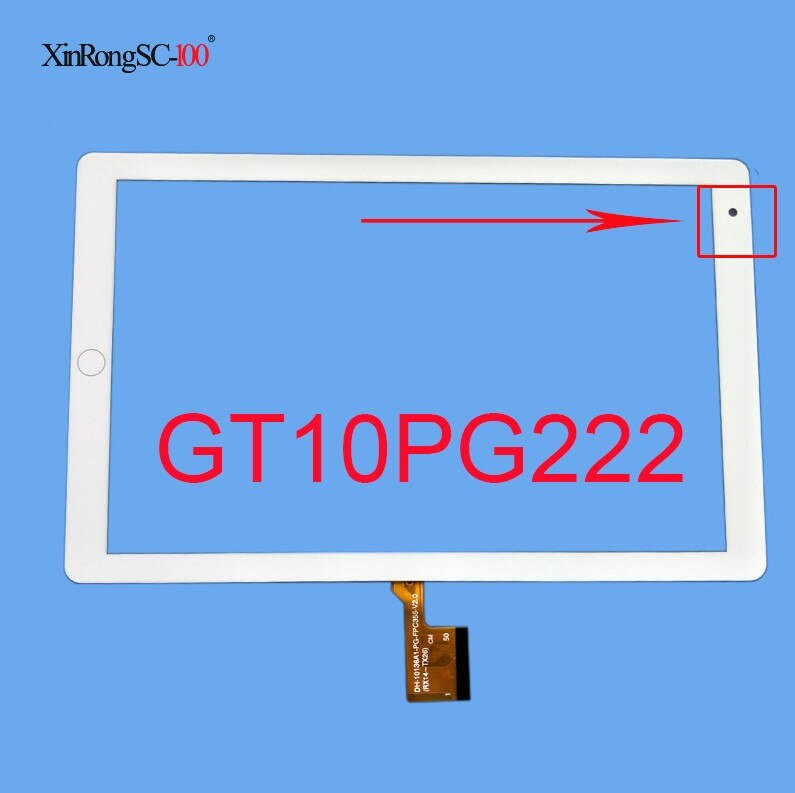 10.1 cal dotykowy dla GT10PG222 SLR GT10PG226 V1.0 SLR tablet dotykowy ekran dotykowy płyta połowy digitizer czujnik: 2