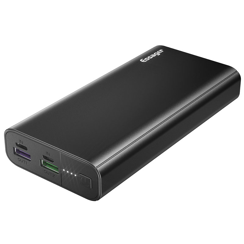 Essager 20000 mAh banco de potencia PD QC 3,0 rápido carga portátil banco de energía 20000 mAh cargador de batería externo para Xiaomi iPhone Huawei: Default Title