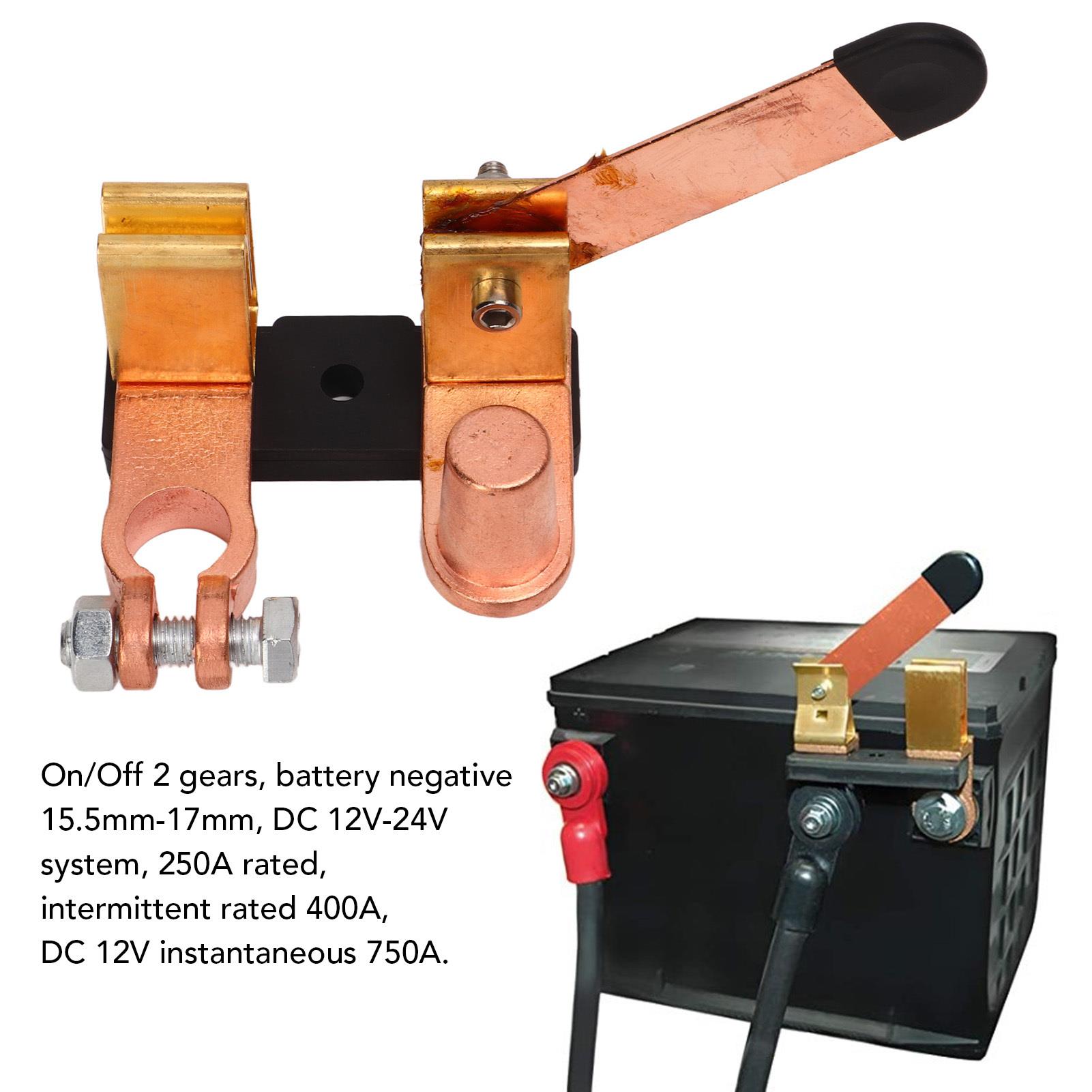 Battery Shut Off Switch Negative Battery Disconnect Switch 400A Intermittent for car Vehicle RV ATV Boat