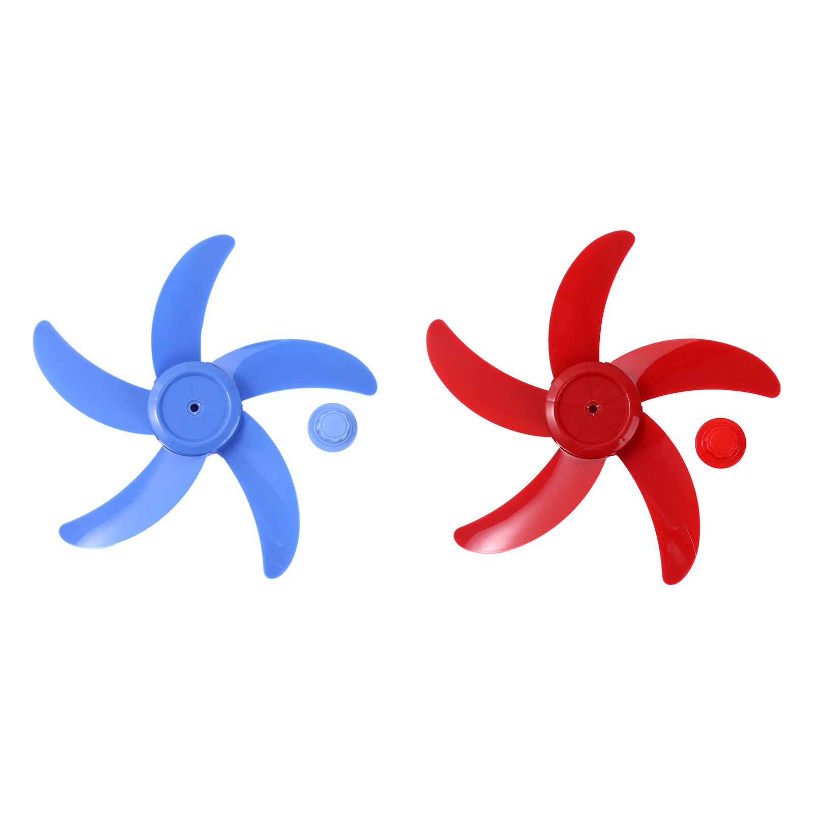 Hélice de ventilateur en plastique, 5 feuilles avec écrou, pièce de rechange pour accessoire général de Table sur pied de 16 pouces