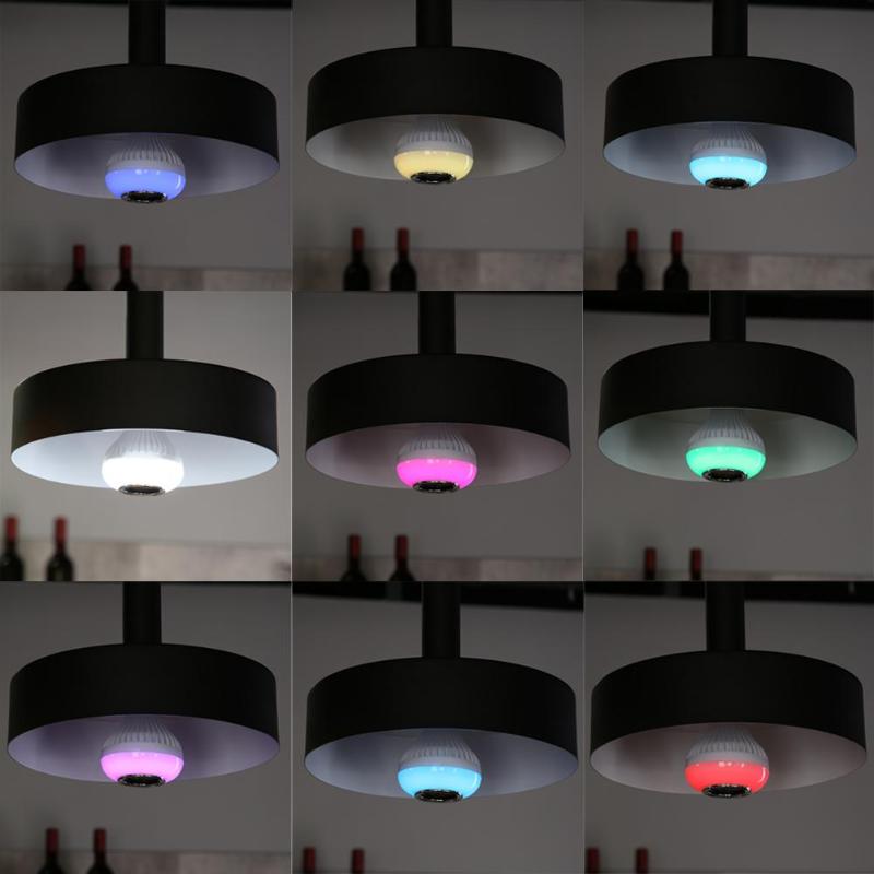 Led Lamp Lampen E27 Smart Bluetooth Muziek Afstandsbediening Party Stage Licht