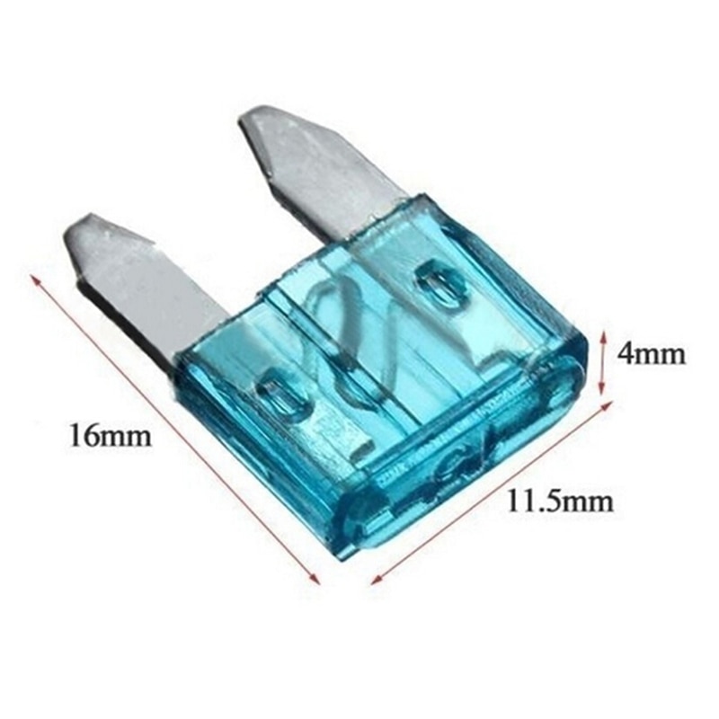 60 pièces profil petite taille Mini lame fusible assortiment ensemble Auto voiture camion DG 5 10 15 20 25 30A boîte à fusibles