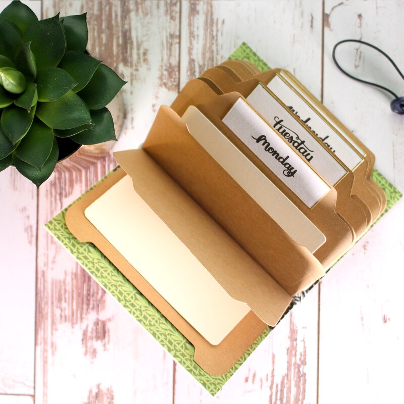 Lucky Goddess Craft Metal cutting dies Mini file folder Scrapbook paper craft knife mould blade punch stencils dies