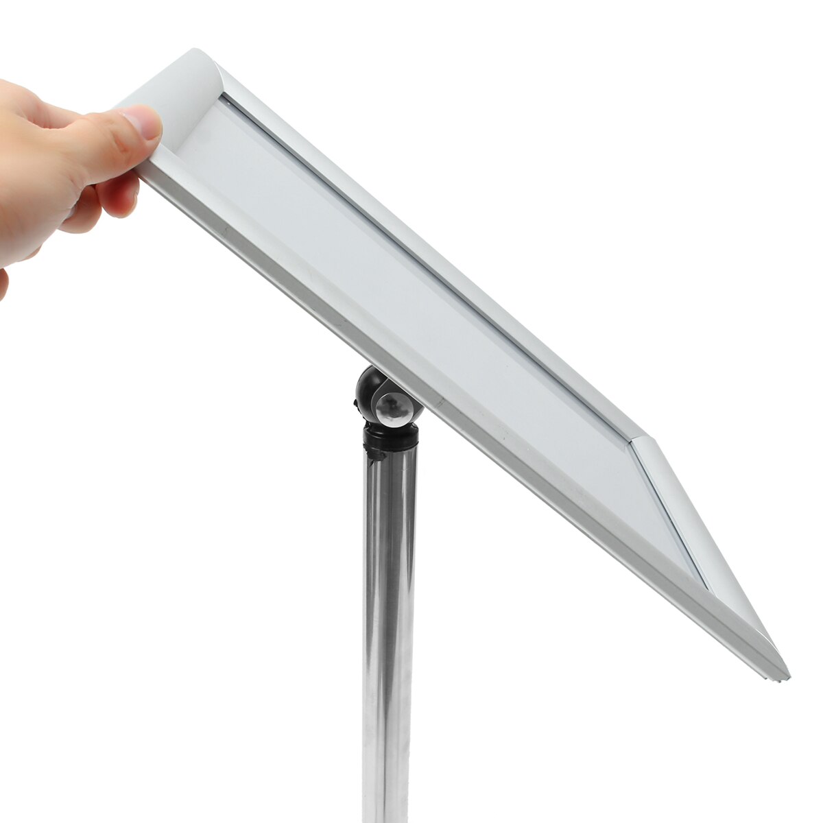 A4 Supermarket Advertising Poster Display Stand Rack Photo Frame Price Label Sign Billboard Promotions Rack Stainless Stand