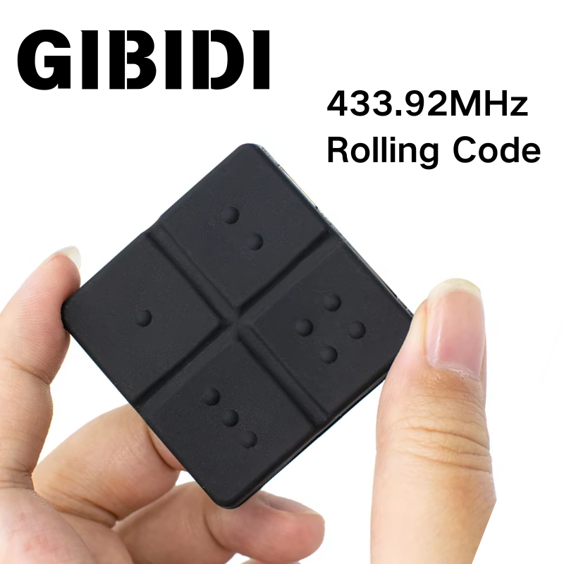 GIBIDI AU1600 AU1810 AU1610 AU01590 DOMINO AU1680 WOOD Garage Door Remote Control 433MHz 433MHz Gate Control Opener