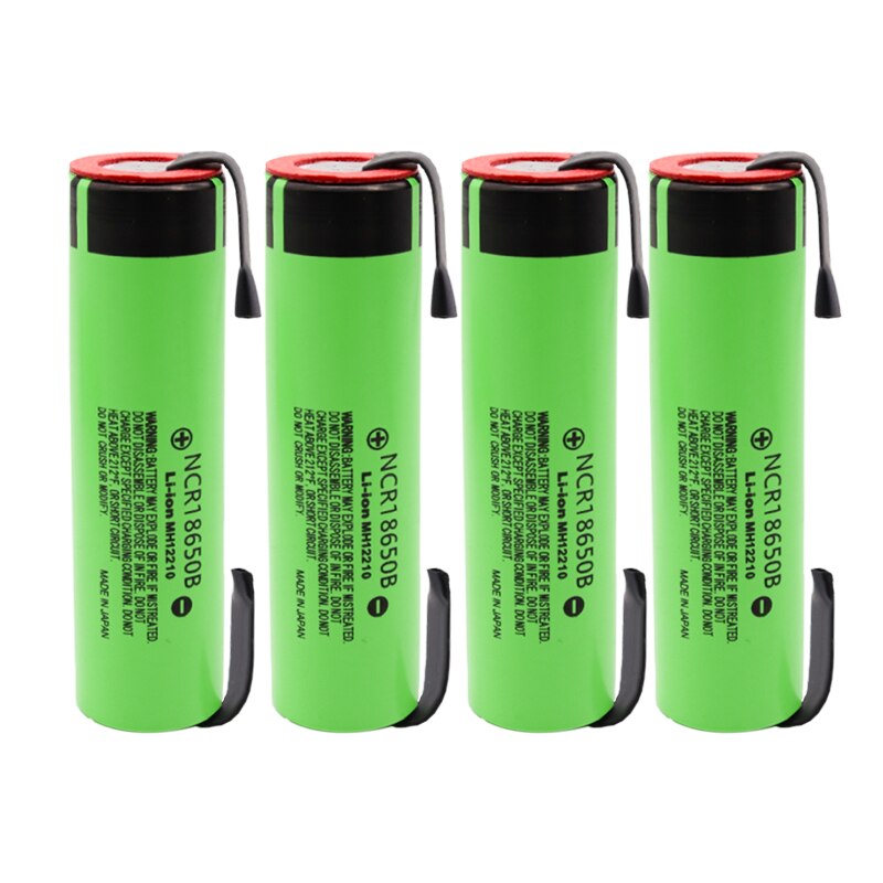 Originele NCR18650B 3.7 V 3400Mah 18650 Lithium Oplaadbare Batterij Lassen Nikkel Vel Batterijen Elektrische Gereedschappen