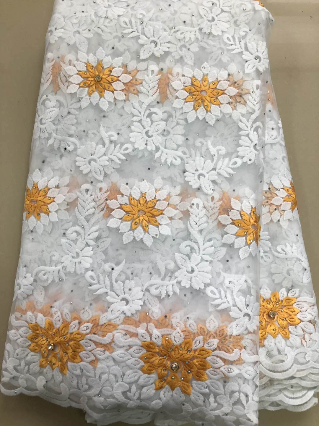 Róża najnowsze koronki afrykańskie 2020 afrykańska koronkowa tkanina wysokiej jakości tkanina z francuską koronką z kamieniami 5 jardów afrykańska tkanina netto YLL3837