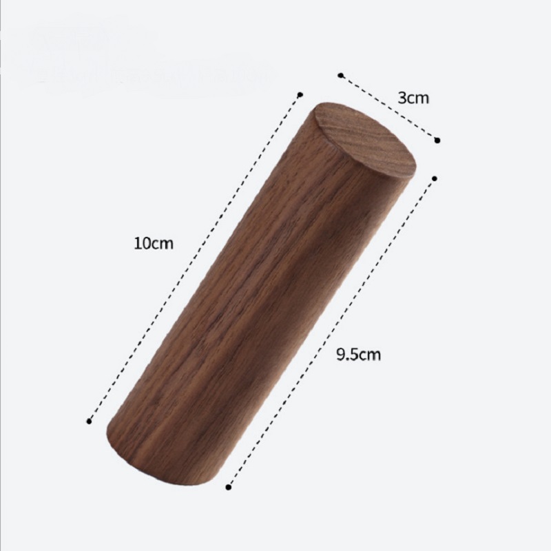 Natuurlijke Houten Muur Gemonteerde Kapstok Decoratieve Sleutelhouder Hoed Sjaal Handtas Opslag Robe Hanger Badkamer Rack Hk-: Rose Gold