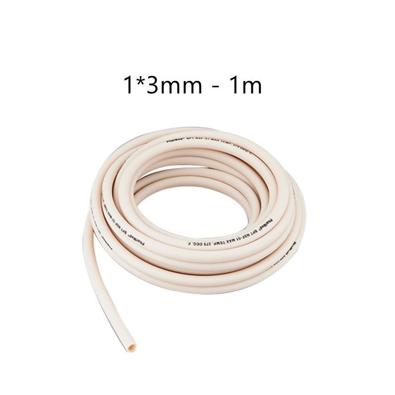 Tubo de silicone para bomba peristáltica de 1m, tubo bpt farmado, tubo de qualidade alimentar, alta resistência química, mangueira de plástico: Branco