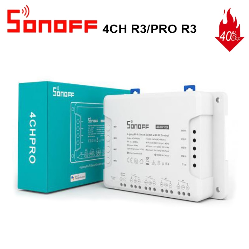 Sonoff 4CH R3/Pro R3 4 Manier Montage Wifi Draadlo... – Grandado