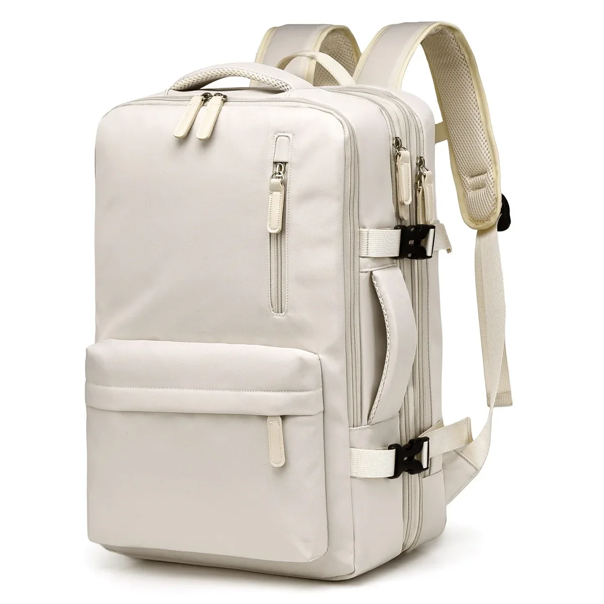 BAGSMART Rugzak 40x30x20 Vliegtuig Cabine Handbagage Rugzak Laptop Rugzak Vliegtuig Reizen School Rugzak Mannen Vrouwen tas: Black