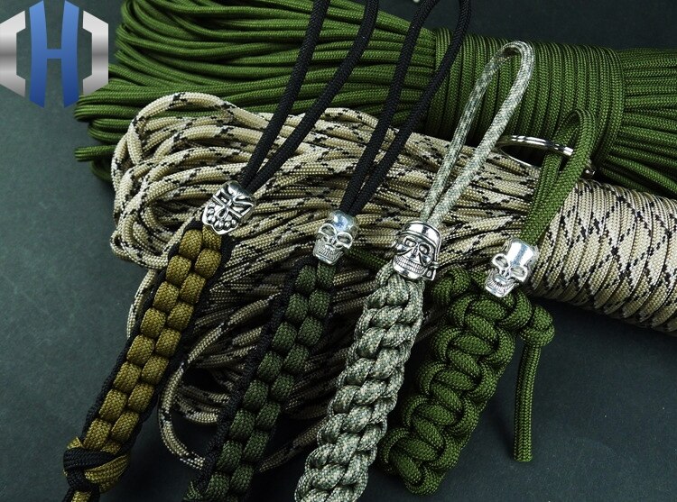 1 pc Paracord Kralen Metalen Bedels Voor Paracord Armband Accessoires Survival, DIY Hanger Gesp voor Paracord Mes Lanyard