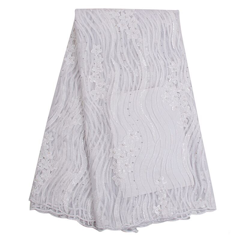 African tulle lace fabric African sequined lace fabric white mesh lace fabric is suitable for weddings2524B: purple