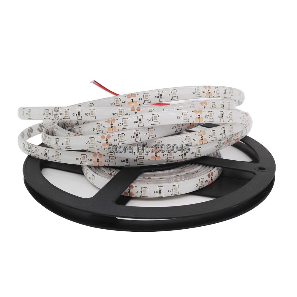 5m DC 12V SMD 2835 UV Purple Flexible LED Strip Light 60LED/M IP20 Non-waterproof / IP65 Waterpoof Flexible LED Stripe Rope