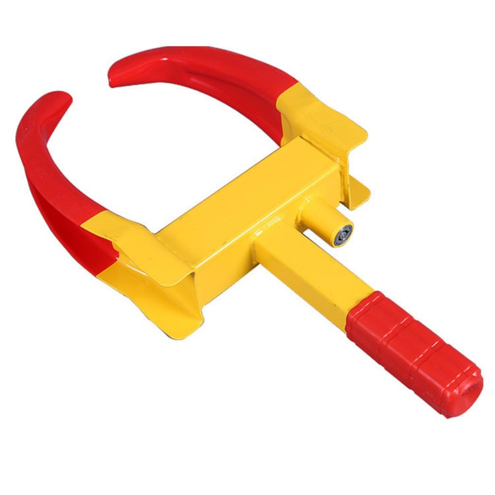 Heavy Duty 9 Holes Wheel Tire Lock Clamp Anti-Theft Safe Parking Boot for Car Truck SUV Boat ATV RV Accessories