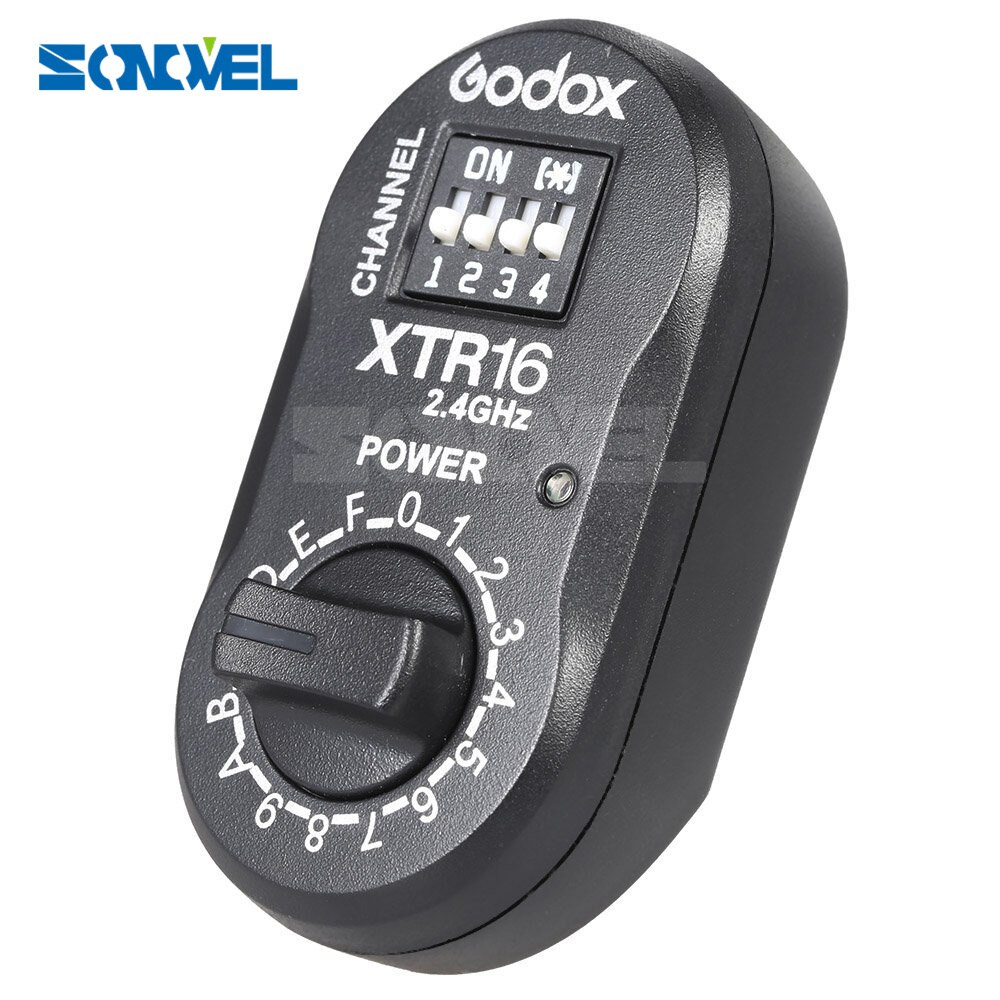 Godox XTR-16 Flash Receiver 2.4G Wireless X-system for X1C X1N XT-16 Transmitter Trigger Wistro AD360/DE/QT/DP/QS/GS/GT Series