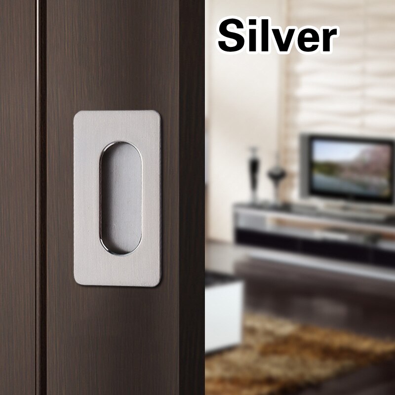 1pc Embedded Sliding Door Handles Hidden Invisible Cupboard Wardrobe Cabinet Push / Pull Handles Door Hardware: 13