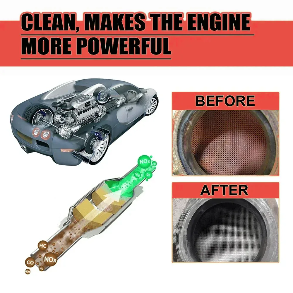 Car Catalytic Converter Cleaner Deep Cleaning Multipurpose Engine Carbon Deposit Remove Automobile Cleaning Agent