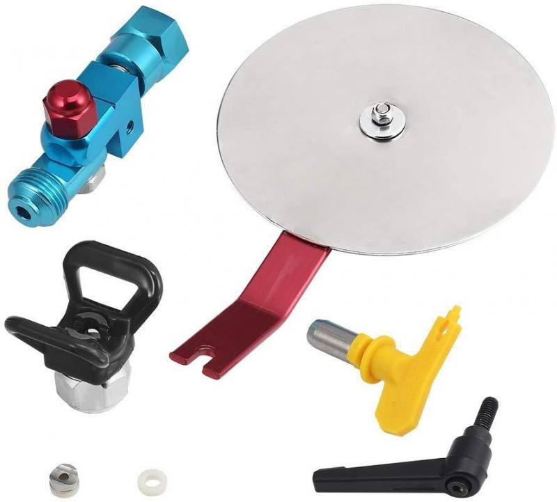 7/8" Universal Airless Spray Guide Accessory Tool Separation Baffle Airless Paint Sprayer Gun Nozzle Seat Anti-splash Baffle 1PC