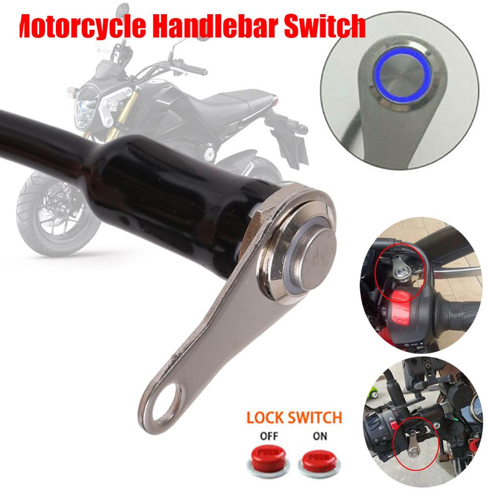 12V waterproof LED motorcycle handle switch, manual restart button, engine ignition and shutdown tools
