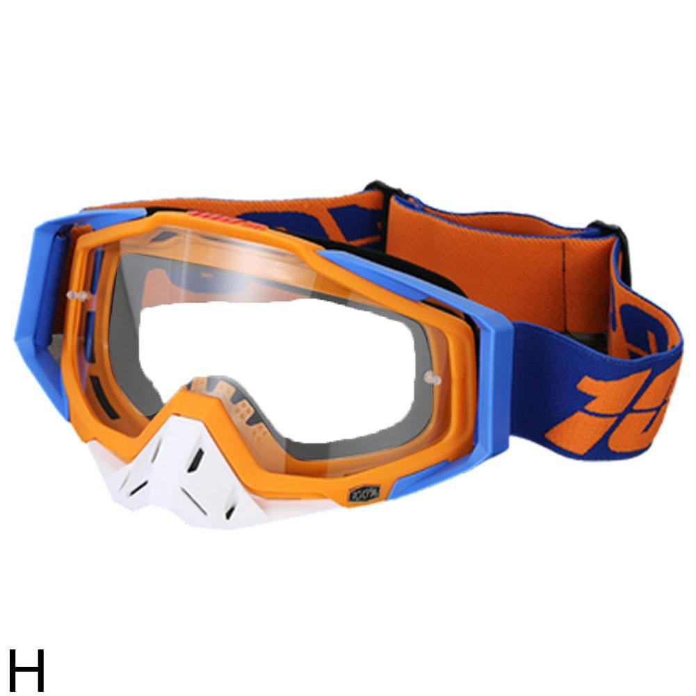 Mannen en vrouwen winddichte bril motorbril motorcross stofdicht racen fietsen skiën bril outdoor off-road fietsbril: Roze