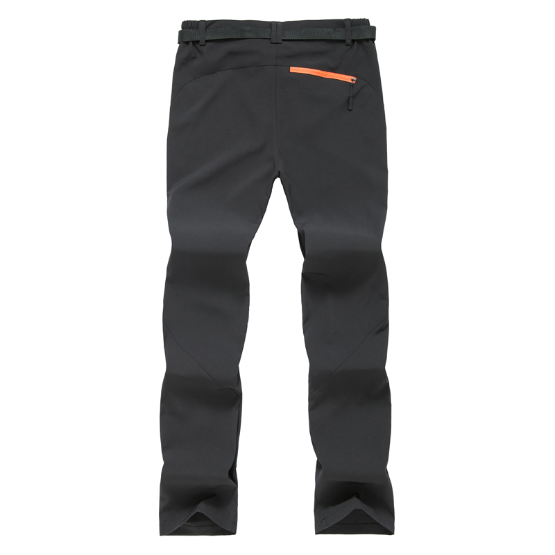 Reflective Summer Hiking Pants Men Lightweight Breathable Quick Dry Outdoor Mountain Climbing Trekking Male Trousers with Belt