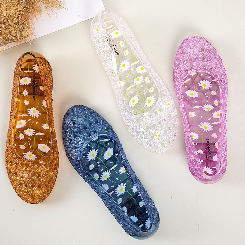 Sandalen Slippers Kristal Sandalen Vrouwelijke Vogel Nest Baotou Ademend Zachte Bodem Thuis Sandalen Moeder Sandalen V213