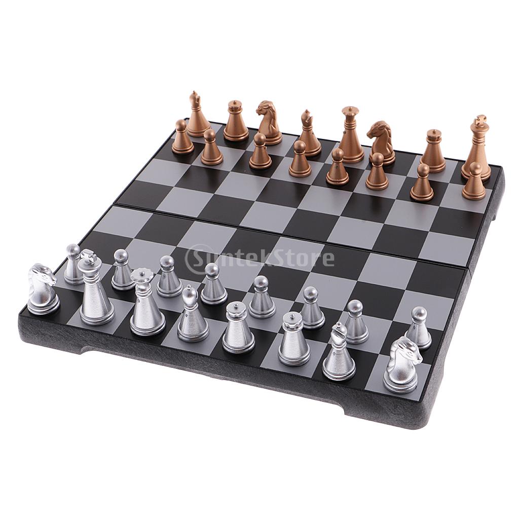 Magnetic Chess Set With Folding Chess Board for Kids and Adults
