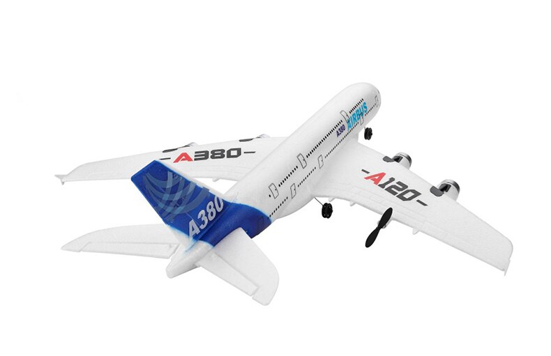 Avion RC Airbus A380 3CH 48cm 2.4G, avion à voilure fixe contrôlé par Radio, jouets de modèle d'avion