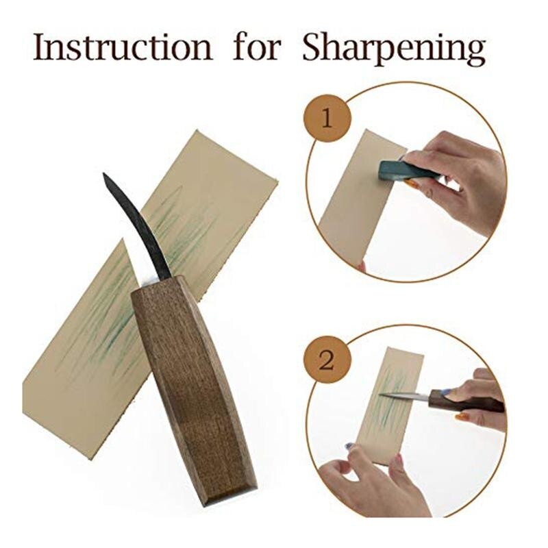 1 / 3 / 5 / 7 / 10 / 12 walnut woodworking knife hand tool set wood carving knife DIY peeling wood carving spoon carving knife