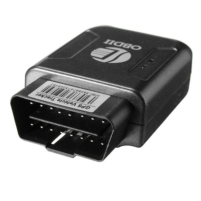 Obd ii bil køretøj gps realtime tracker lastbil mini spion sporingsenhed gsm gprs