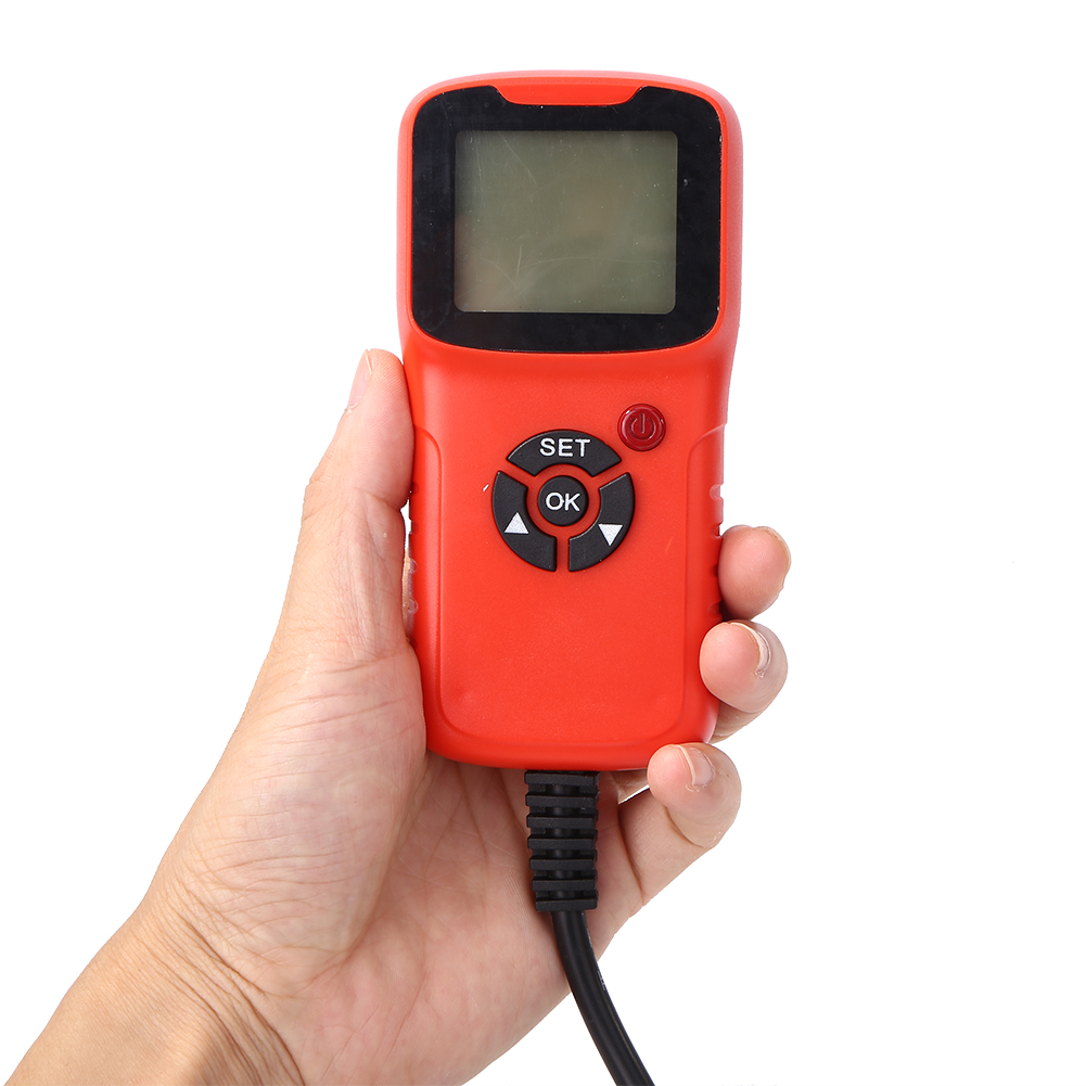 12V Car Battery Tester Digital Auto Diagnostic Battery Tester Analyzer Vehicle Cranking Charging Scanner Tool 100-1700 CCA