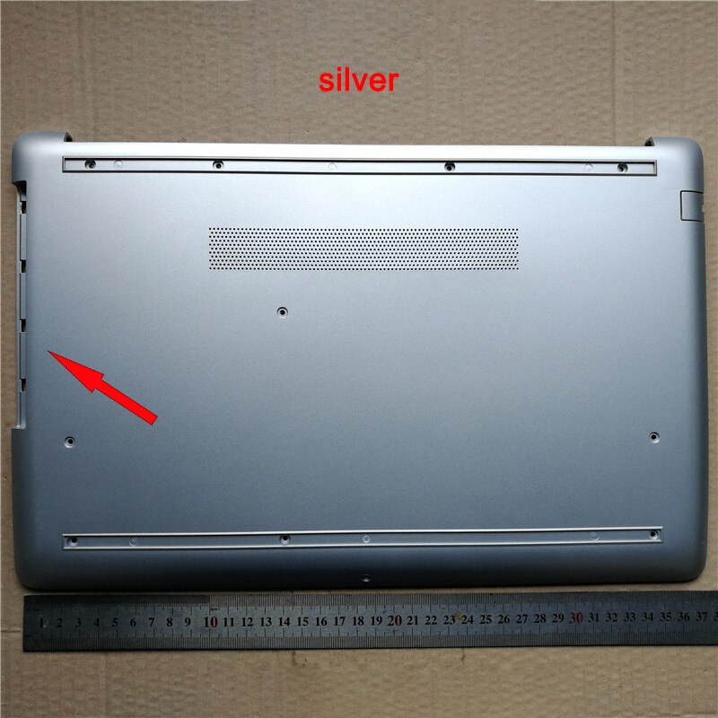 Laptop upper lower shell for HP Pavilion 15-DA 15-DB 15G-DX DB0007TX 250 G7 screen back shell frame palm rest bottom shell cover: silver D