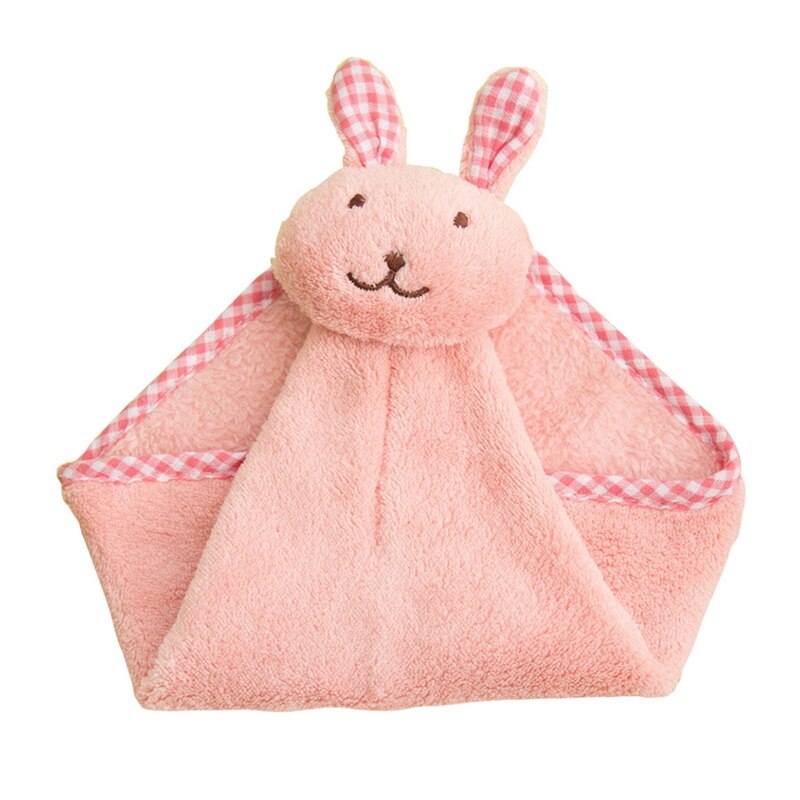 1pc söpöä samettia käsipyyhkettä imukykyinen nukkaamaton kangas keittiöpyyhe helppo puhdistaa kani keittiö kylpyhuone riippupyyhe koralli