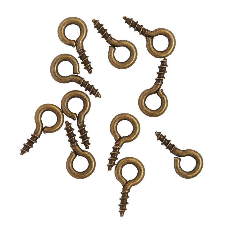Boulons à vis bricolage-même, boulon pour les yeux 8x4mm, 100 pièces
