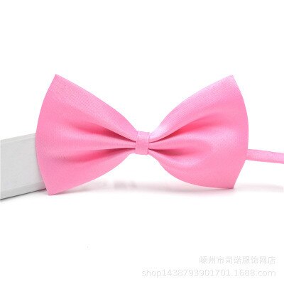 Corbatas de mariposa para hombre y niña, pajarita para boda para , accesorios de lazo liso caramelo,: c