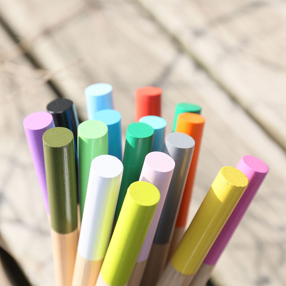 4pcs Rainbow Bamboo Toothbrush Round Bamboo Handle Black Bristle Adult Tandenborstel Wooden Handle Low carbon Toothbrush 8Colors