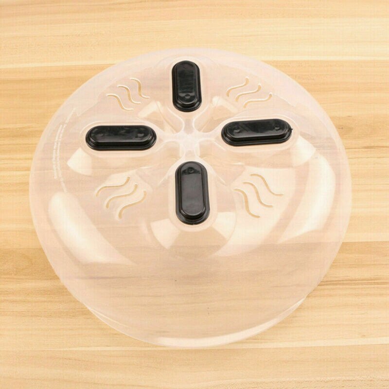Microwave Plate Covers Steam Vent Lid Dish Food Splatter Home Kitchen Universal