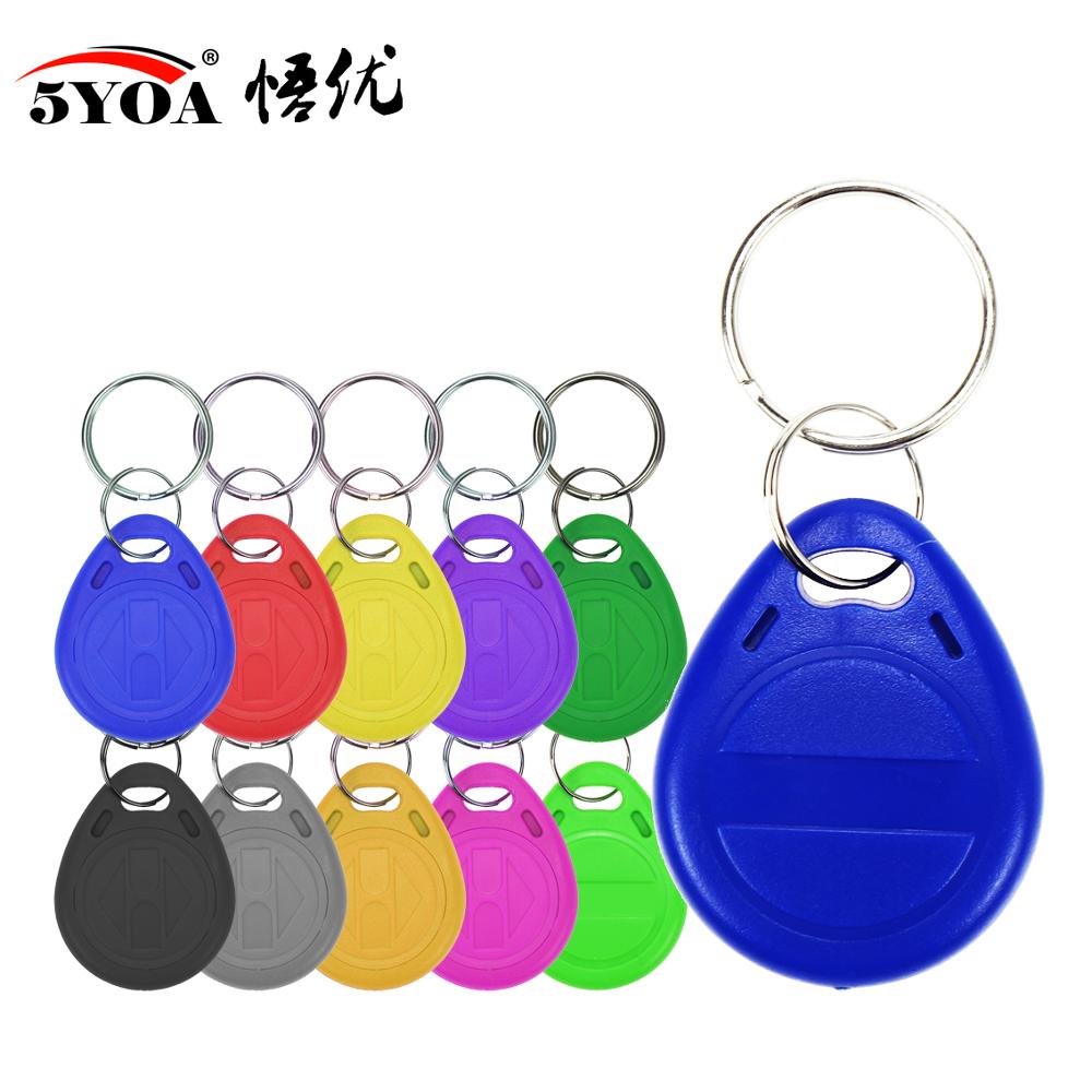 10 bucăți  em4305 125 khz cheie copie reinscriptibil scriere rescrie em id  t5577 brelocuri rfid tag inel card proximitate jeton acces duplicat
