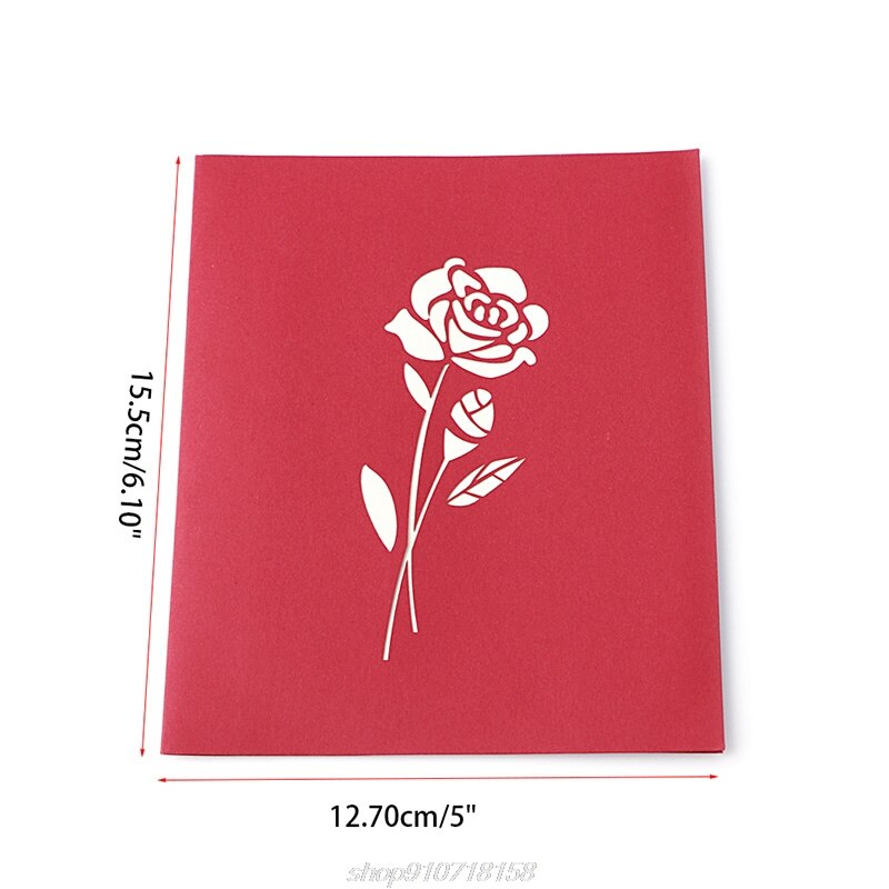 3D Up Greeting Card Handmade Happy Birthday Merry Christmas Card D23 20