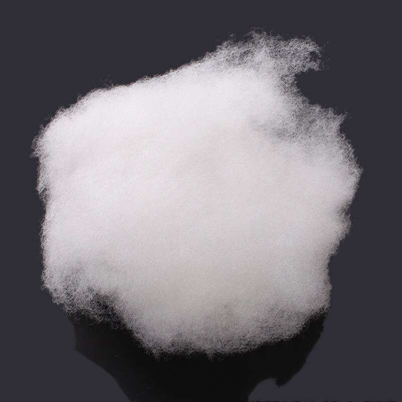 50g dukke leker polyester fylt bomull høy elastisk bomull hvit myk pp bomull for putekjerne indre pute fylling gjør-det-selv-søm