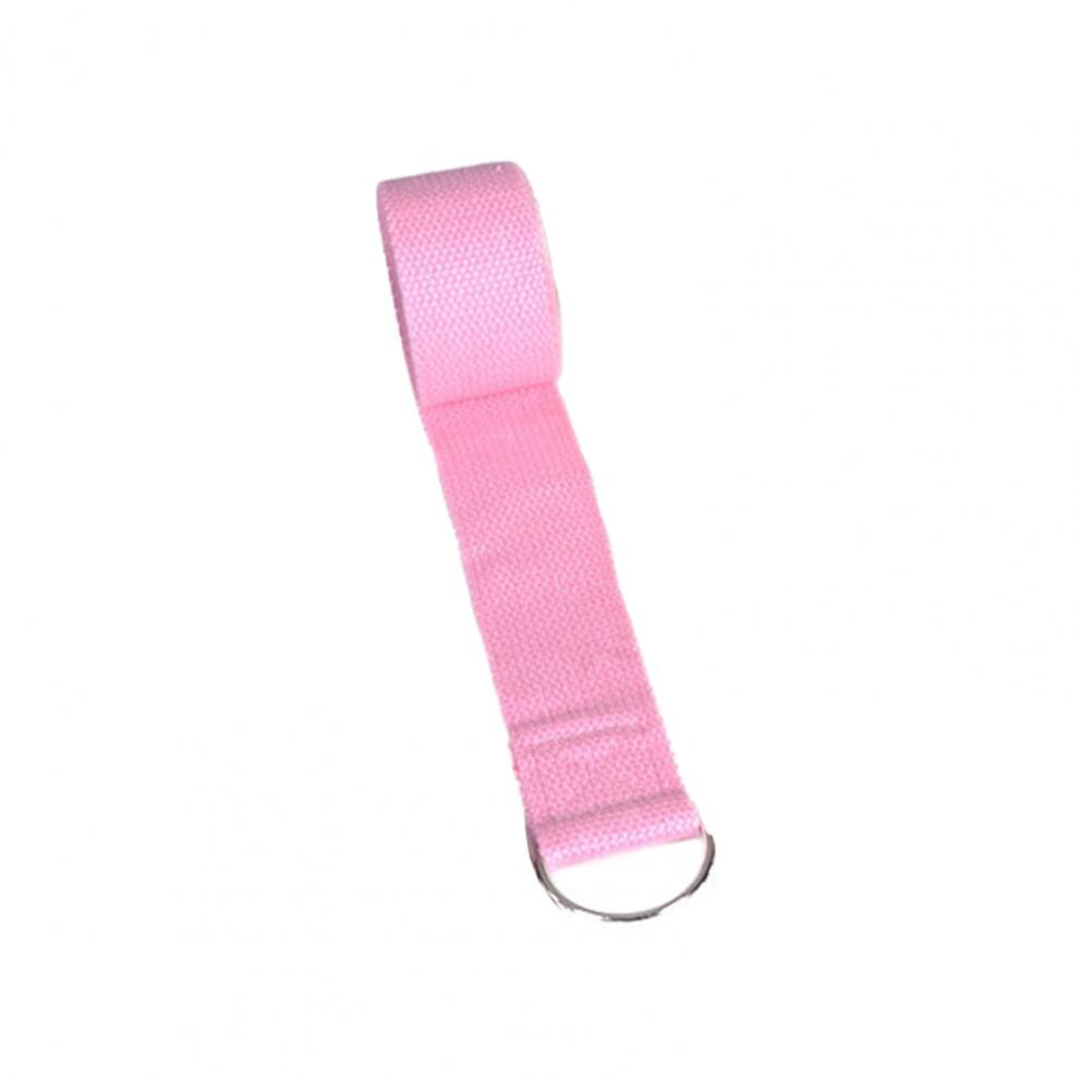 Yoga Stretch Strap Burrs-free Muscle Relax Accessory Leg Stretchers Training Belt for Trainer: Pink