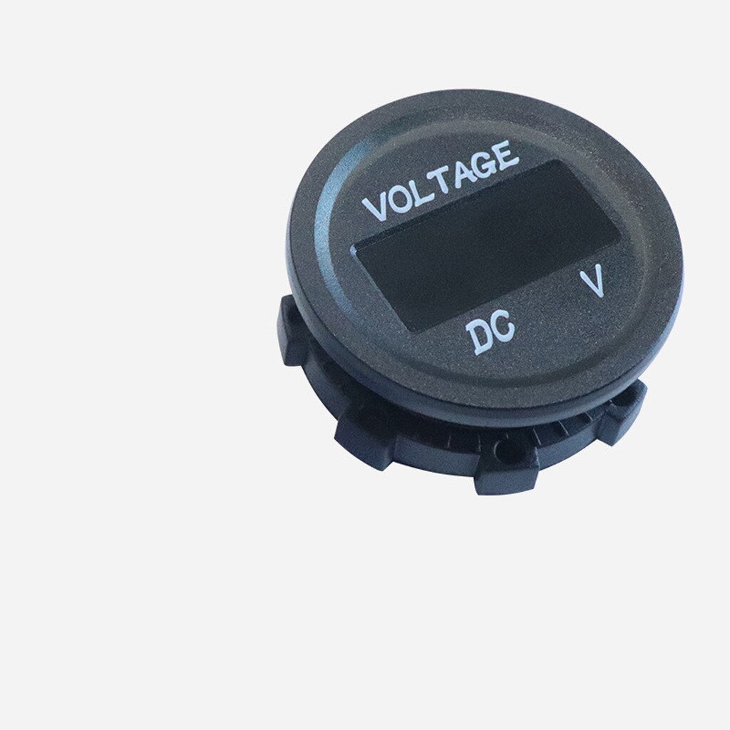Motorfiets Accessoires 12 v-24 v Auto Motorfiets Led Digitale Display Voltmeter Waterdichte Meter Voltmeter Socket Blauw Licht # P10