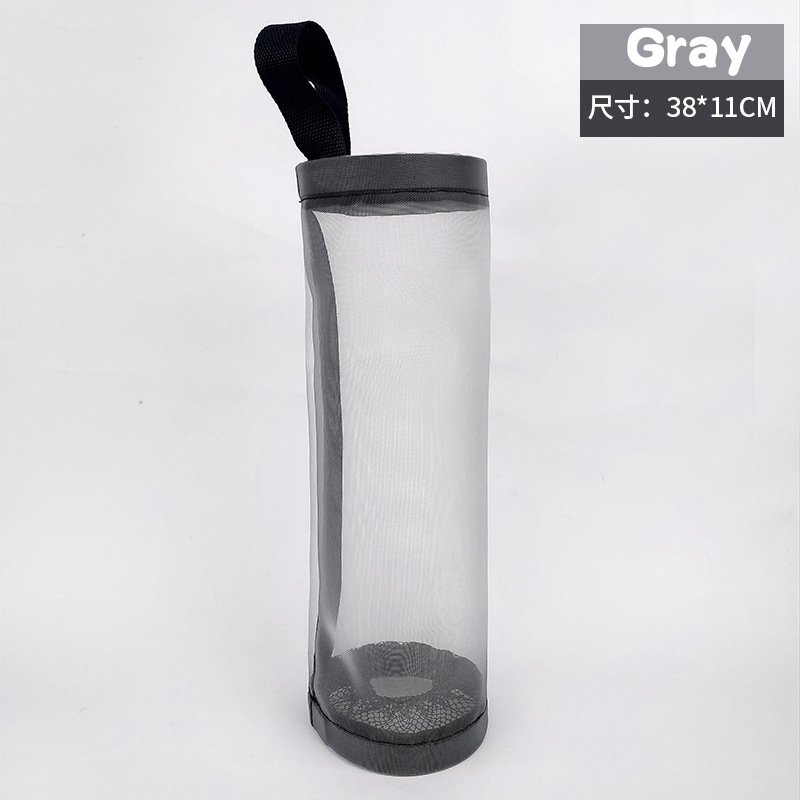 Colgador de cocina con gancho para puerta, estante de basura colgante de Metal, almacenamiento de bolsas de basura, estante de acero inoxidable para armario: Morado